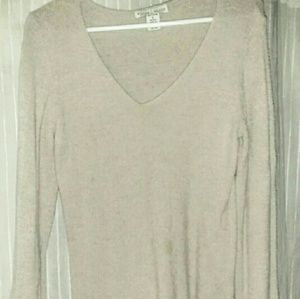 Black and White cashmeiere nylon sweater